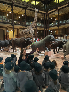 Les GS à la grande galerie de l’évolution au jardin des plantes 